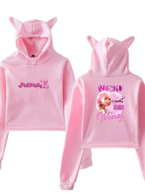 Nicki Minaj Cropped Hoodie #5 + Gift